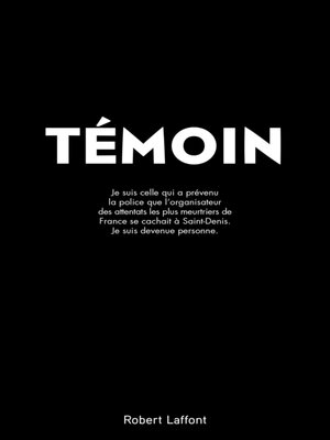 cover image of Témoin